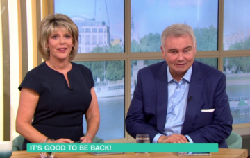 Eamonn Holmes and Ruth Langsford on This Morning (Credit: ITV)