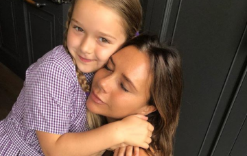 Victoria and Harper Beckham (Credit: Instagram)