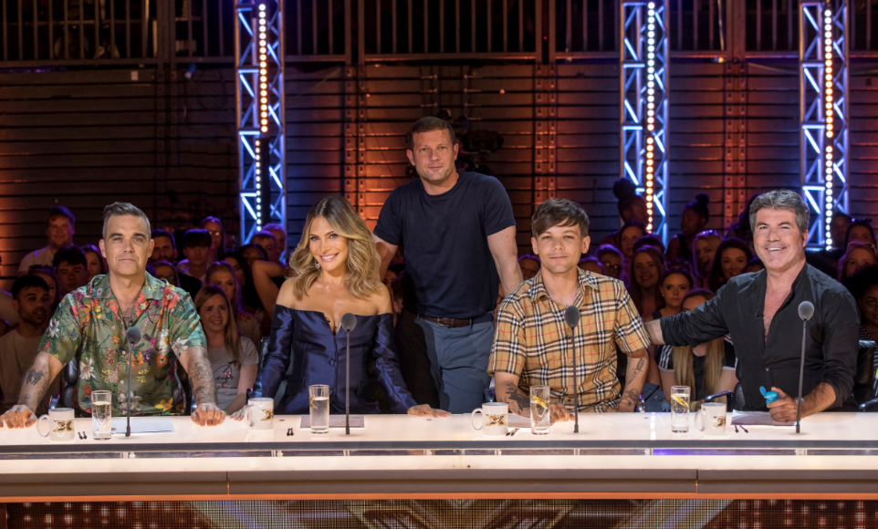 X Factor judges 2018 with Dermot O'leary (Credit: ITV)