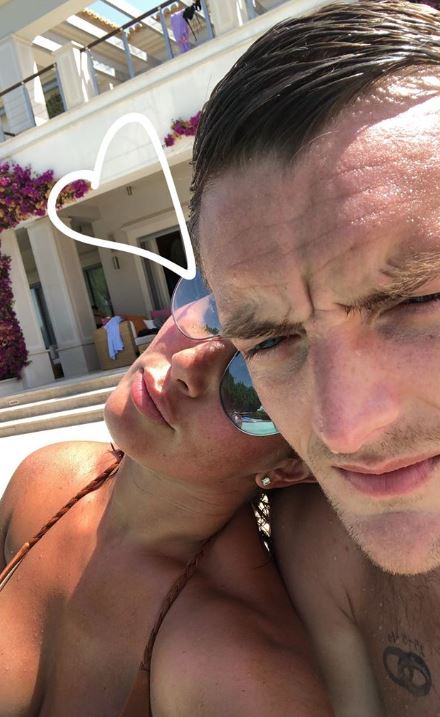 Becky and Jamie Vardy 
