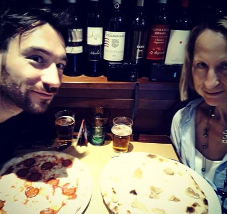 Carol McGiffin and Mark Cassidy in Venice