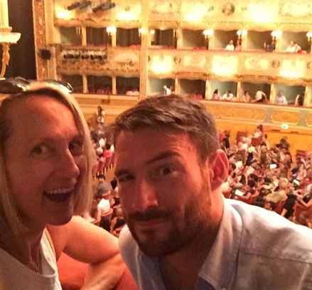 Carol McGiffin and Mark Cassidy in Venice