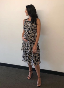 Christine Lampard's outfit for Lorraine
