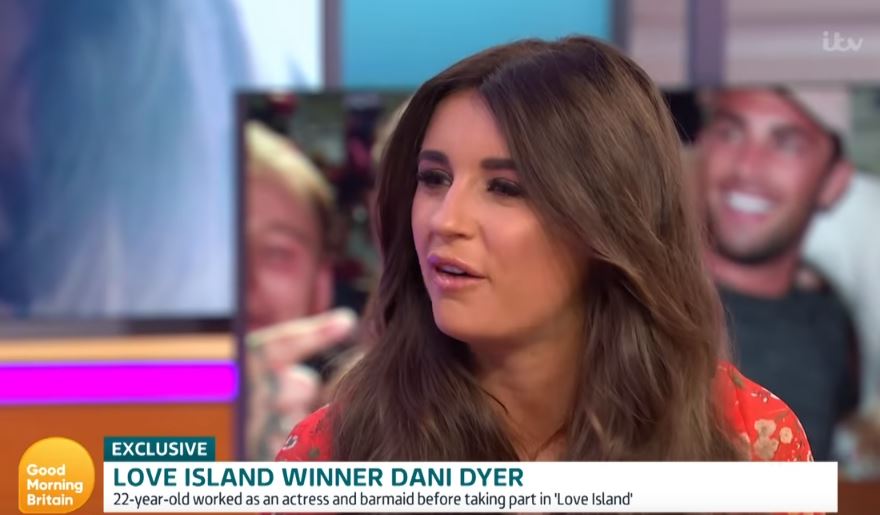 Dani Dyer on Good Morning Britain