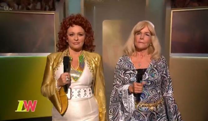 Nadia Sawalha and Linda Robson