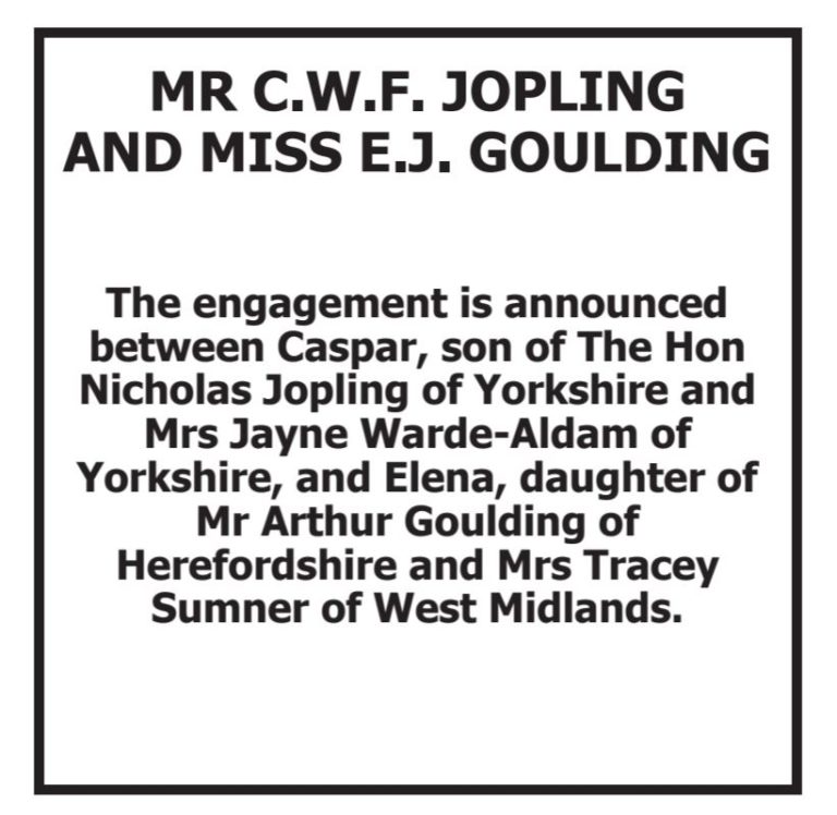 Ellie Goulding engagement announcement