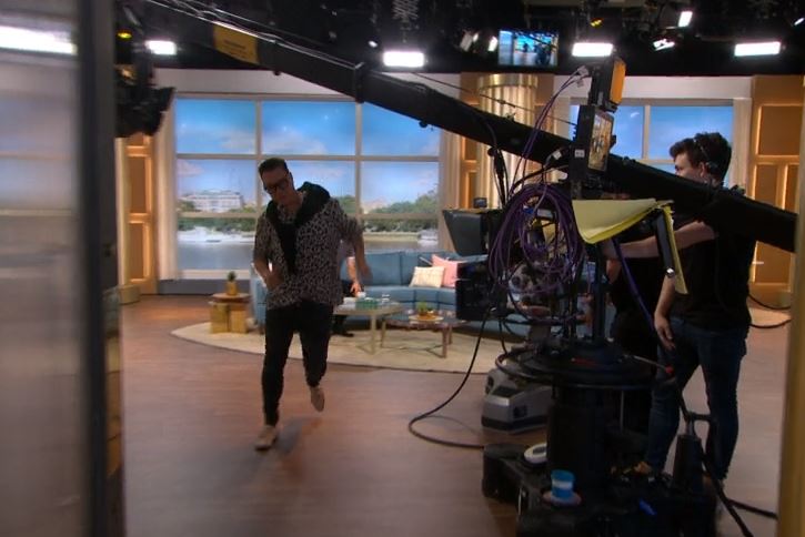 Gok Wan and Rylan host This Morning segment on snakes