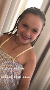 Harper's new hairdo