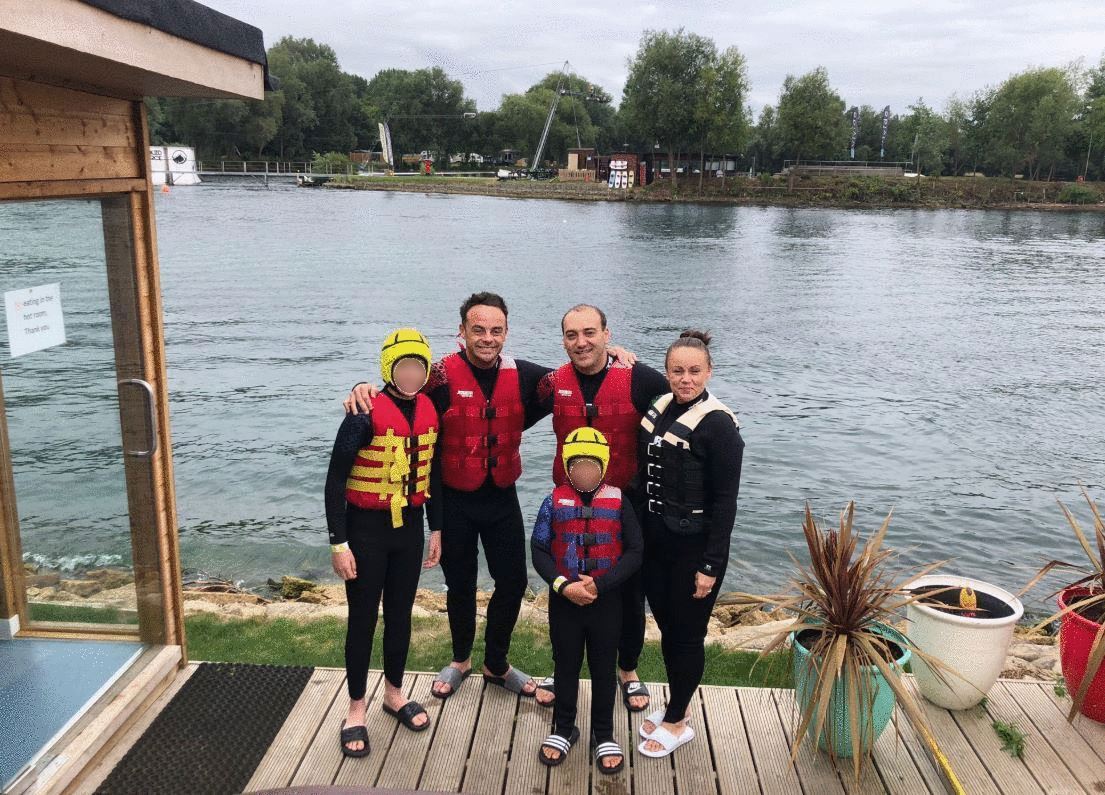 Ant McPartlin's sister shares picture from water park