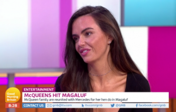 Jennifer Metcalfe om Good Morning Britain (Credit: ITV)