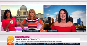 julia morris on GMB
