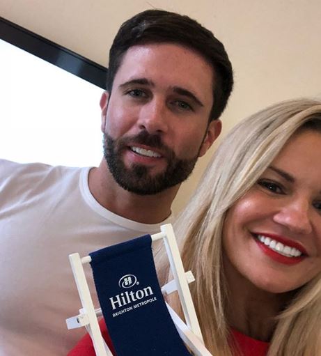 Kerry Katona and boyfriend Ryan Mahoney