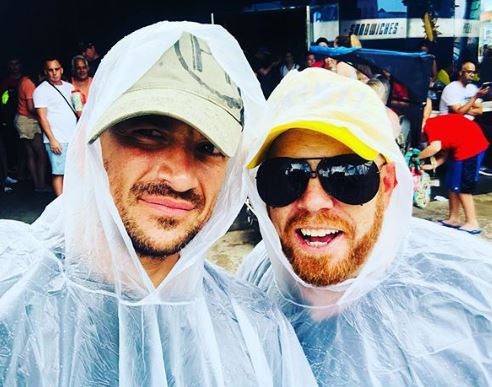 Peter Andre at Universal Studios