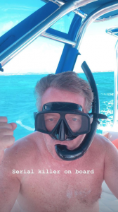 Piers Morgan on holiday with his sons