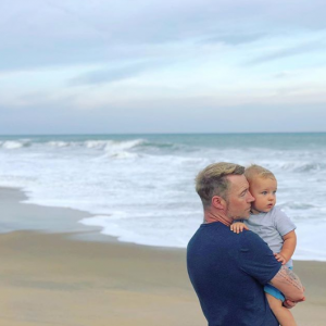 Ronan Keating and son Cooper