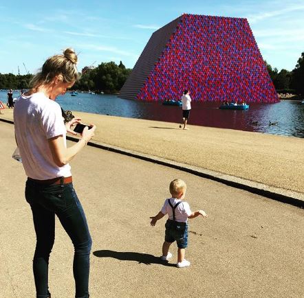 Ronan Keating shares photo of wife Storm and son Cooper