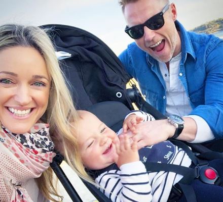 Ronan Keating shares photo of wife Storm and son Cooper