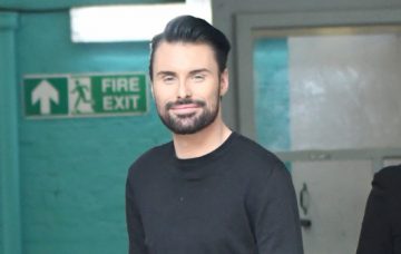 Rylan Clark at This Morning studio, 2017