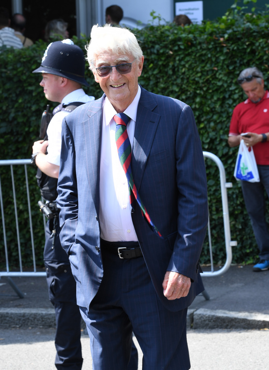 Michael Parkinson, Wimbledon arrivals Day 4 