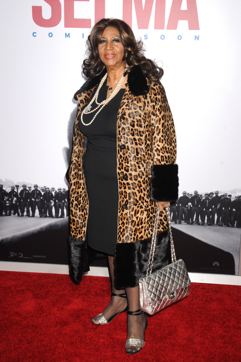 Aretha Franklin, Guests at NY Premiere of 'Selma' in NYC 