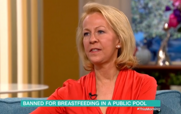 This Morning guest, who says breastfeeding in public is just as bad as urinating in public
