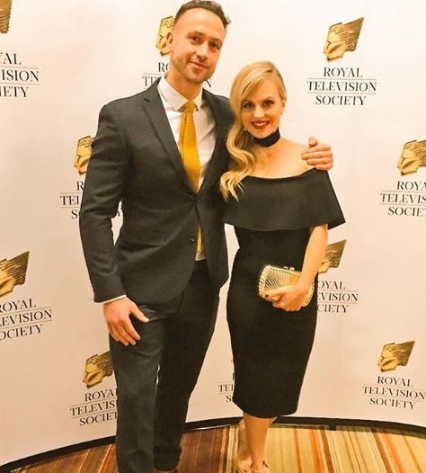 Tina O'Brien and Adam Crofts