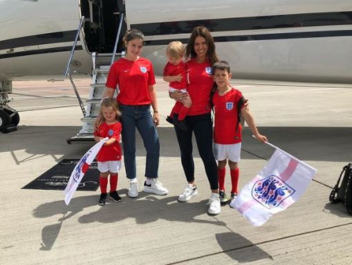 Becky Vardy at World Cup in Russia