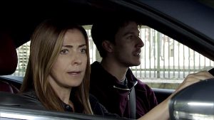 Ryan and mum Michelle were involved in a high speed chase (Credit: ITV)