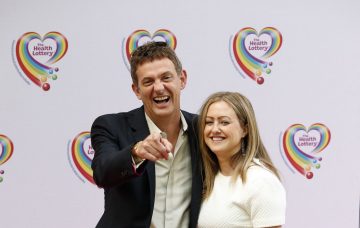 Matthew right and his wife / PA