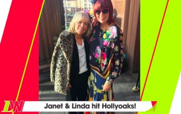 Loose Women on set of Hollyoaks