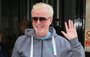 Chris Evans seen leaving BBC Radio 2 studios after he quit the BBC for Virgin Radio - London