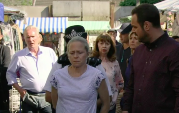 Linda Carter arrested for shooting Stuart Highway in EastEnders