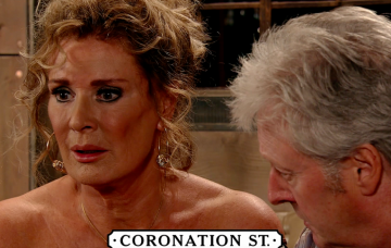Jim McDonald tells Liz their daughter is alive in Coronation Street