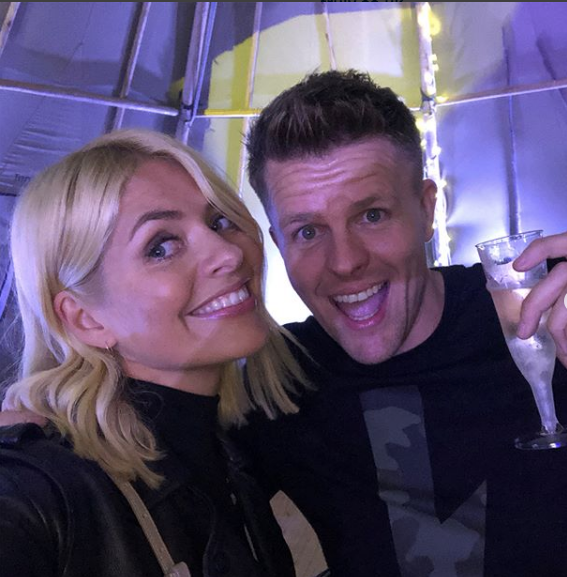 Holly Willoughby and Jake Humphreys
