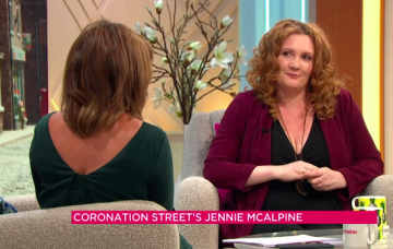 Jennie McAlpine, Lorraine, pregnant