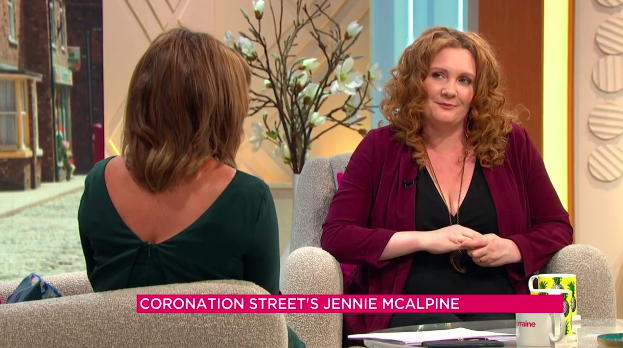 Jennie McAlpine, Lorraine, pregnant