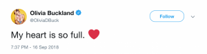 Olivia Buckland Alex Bowen Twitter