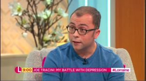 Joe Tracini appears on Lorraine