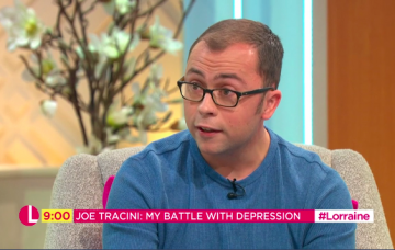 Joe Tracini appears on Lorraine
