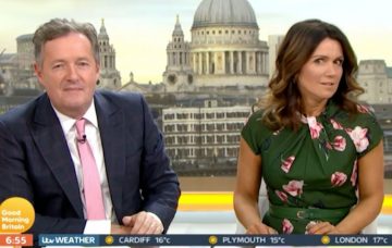 Susanna Reid Piers Morgan Good Morning Britain ITV