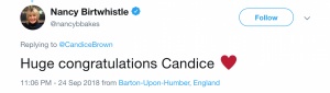 Candice Brown Nancy Birtwhistle