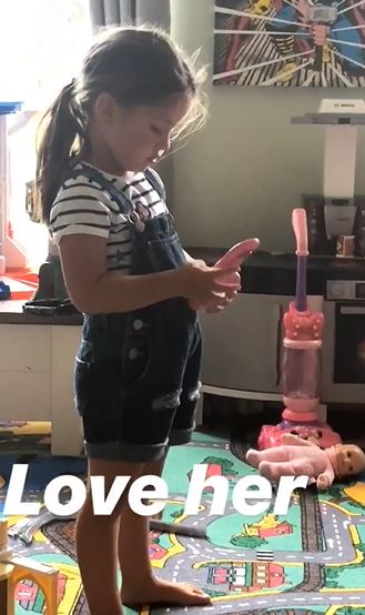 Jacqueline Jossa's daughter calls Dan Osborne in CBB house