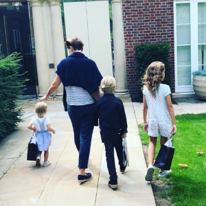 Emma Willis and her three kids