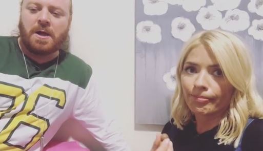 Holly Willoughby and Keith Lemon