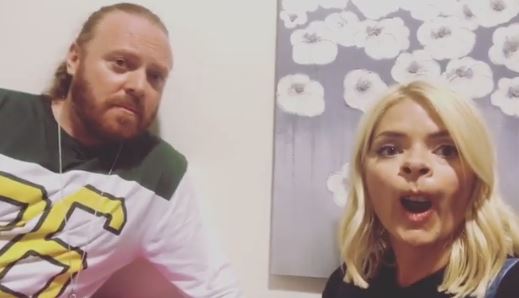 Holly Willoughby and Keith Lemon