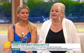 Kerry Katona and her mum Sue on GMB