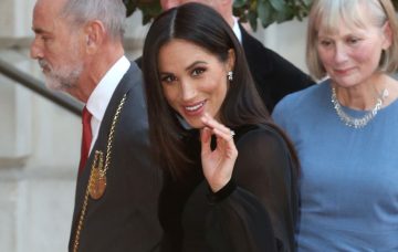 Meghan Markle, Duchess of Sussex attends the Royal Academy of Arts to view Oceania