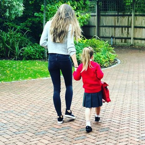 Peter Andre's daughter Amelia starts school with Emily