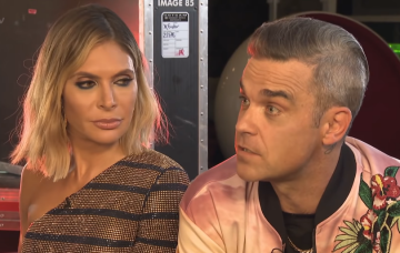 Robbie Williams and Ayda Field on Lorraine
