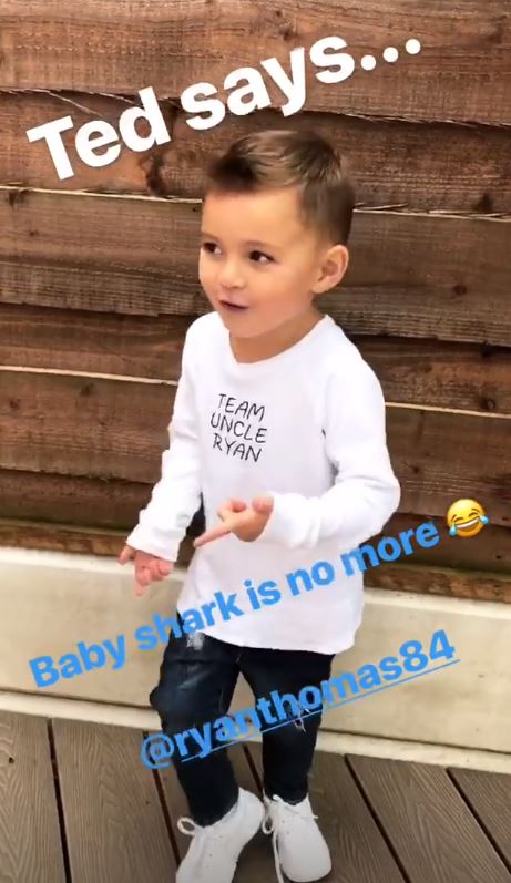Adam Thomas kids support Ryan on CBB final
